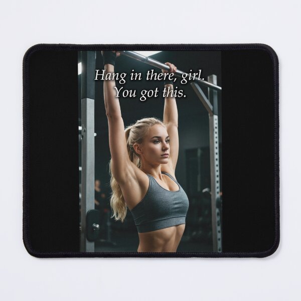 Item preview, Hang In There Girl, Women's Workout Motivation designed and sold by chantastical.