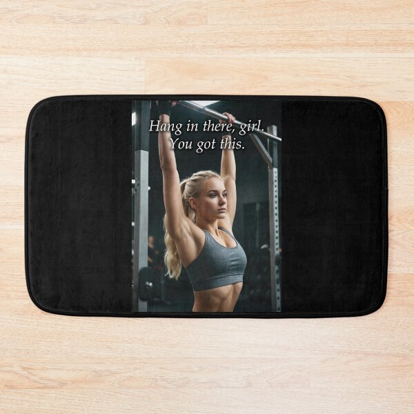 Item preview, Hang In There Girl, Women's Workout Motivation designed and sold by chantastical.