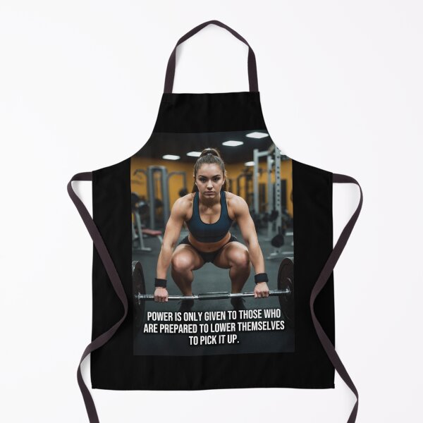 Item preview, Power Quote - Gym Girl Lifting Weights, Women's Workout Motivation designed and sold by chantastical.