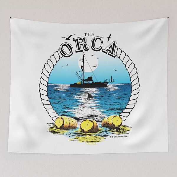 Item preview, The Orca Three Yellow Barrels designed and sold by Candywrap Studio.