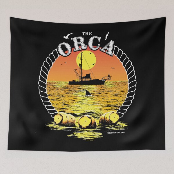 Item preview, The Orca Three Yellow Barrels designed and sold by Candywrap Studio.