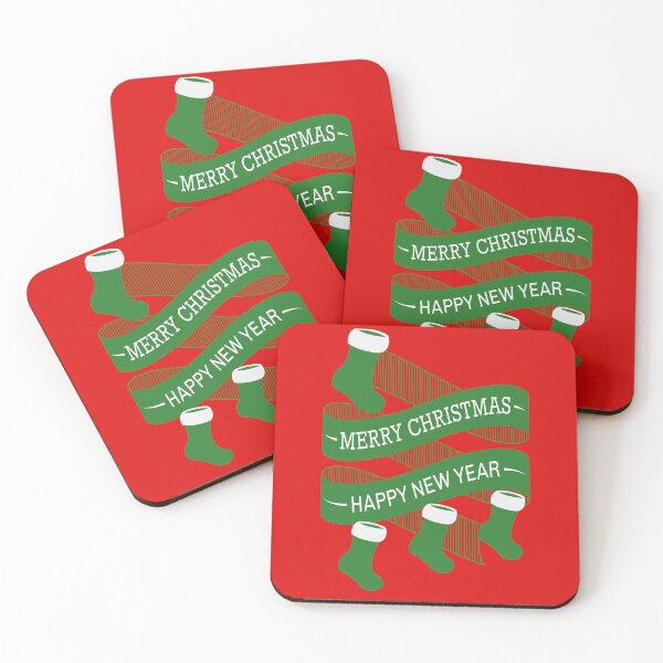 Item preview, Merry Christmas Happy New Year (green) designed and sold by Flavaprints4u.