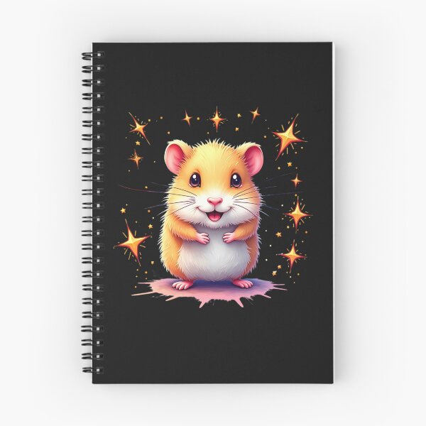 Item preview, Süßer Hamster mit magischem Glanz – T-Shirt für Tierfreunde designed and sold by Stolperkiste.