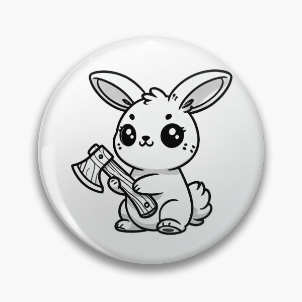 Item preview, Cute Bunny Rabbit With Axe designed and sold by Moonrock Design.