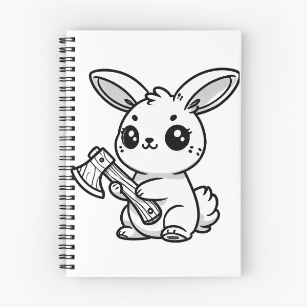 Item preview, Cute Bunny Rabbit With Axe designed and sold by Moonrock Design.
