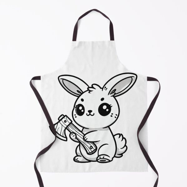 Item preview, Cute Bunny Rabbit With Axe designed and sold by Moonrock Design.