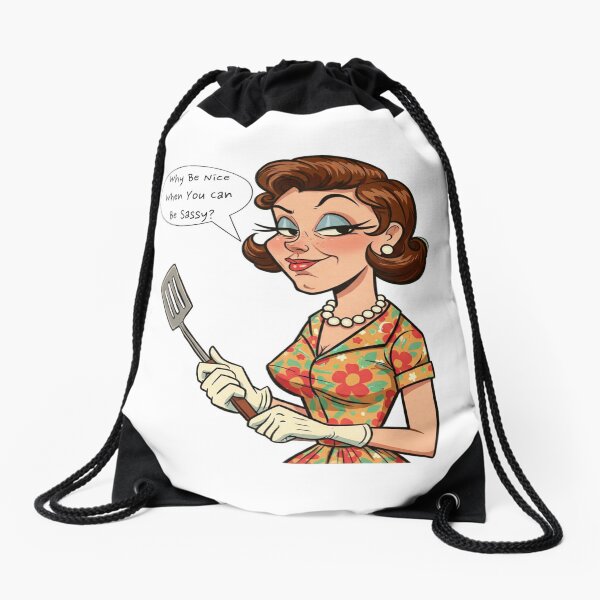 Item preview, Vintage Sarcastic Housewife | Humorous and Retro-Inspired Graphic designed and sold by Tw1nsAIArt.