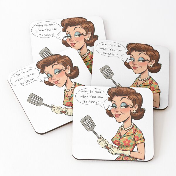 Item preview, Vintage Sarcastic Housewife | Humorous and Retro-Inspired Graphic designed and sold by Tw1nsAIArt.