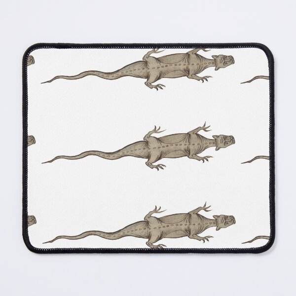 Item preview, Medieval illustration of a lizard, horizontal designed and sold by IllmadeErrant.
