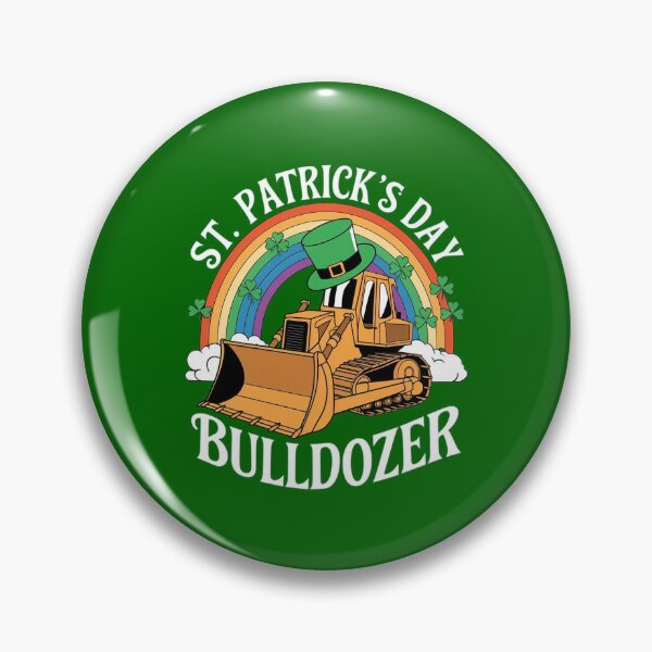 Artikelvorschau, Bulldozer zum St. Patrick's Day entworfen und verkauft von Redgiant87x.