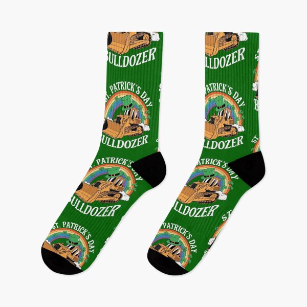 Item preview, St Patricks Day Bulldozer designed and sold by Redgiant87x.