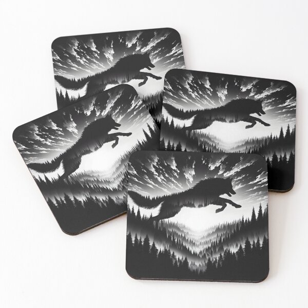 Item preview, Giant Grayscale Wolf, Ai Generated Art  designed and sold by ACC .