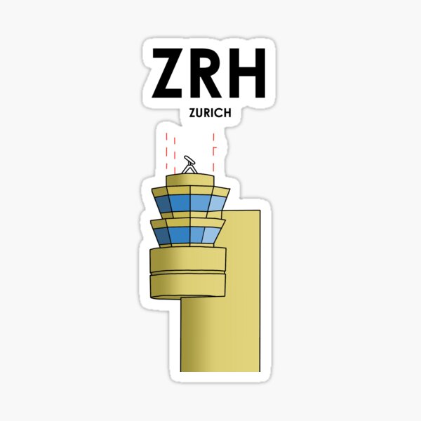 Item preview, Zurich Airport - LSZH - ZRH designed and sold by Aviation-101.