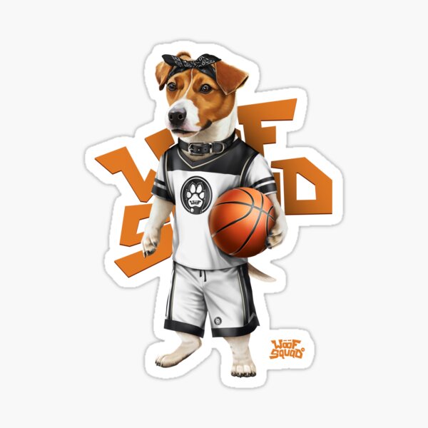 Item preview, Jack Russell Basketball Player designed and sold by Woof Squad.
