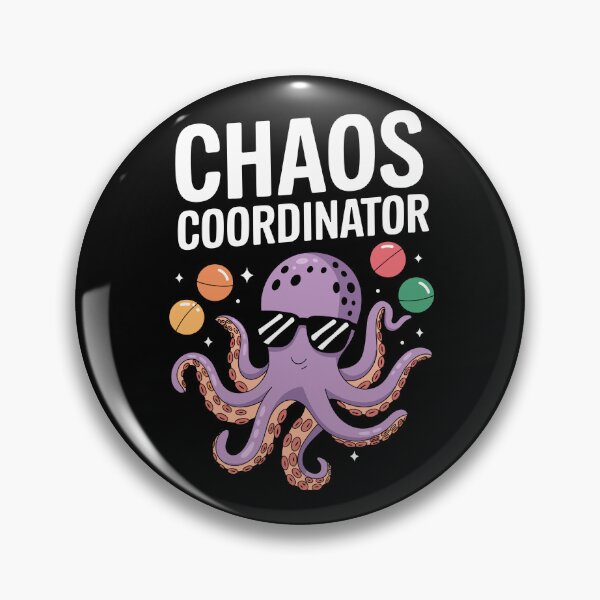 Item preview, Chaos Coordinator – Cool Octopus Juggling designed and sold by PrintsByNatalia.