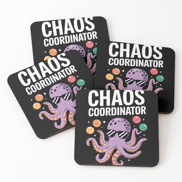 Item preview, Chaos Coordinator – Cool Octopus Juggling designed and sold by PrintsByNatalia.