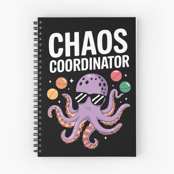 Artikelvorschau, Chaos-Koordinator – Cooles Oktopus-Jonglieren entworfen und verkauft von PrintsByNatalia.