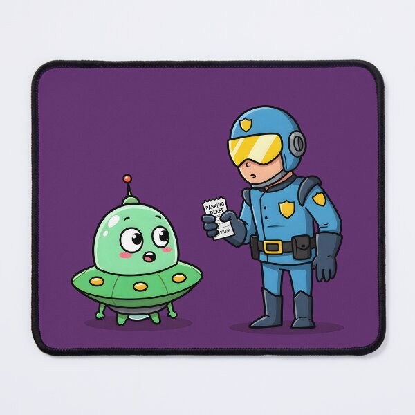 Item preview, Alien Parking Ticket | Funny Space Violation designed and sold by SeGoArtDesign.