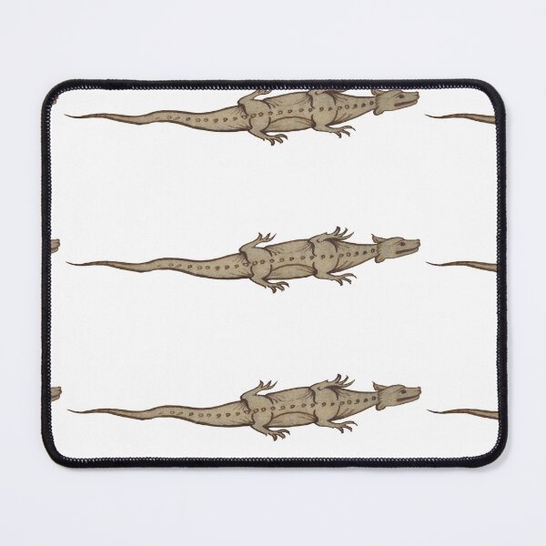 Item preview, Medieval illustration of a lizard, horizontal designed and sold by IllmadeErrant.