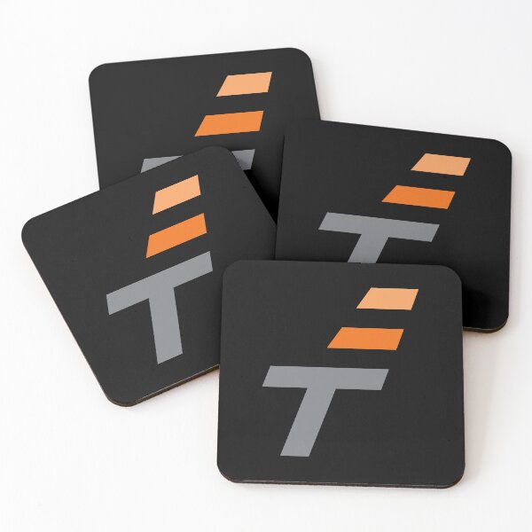 Item preview, Letter T for telecommunication Wi Fi signals technology art on Black color back designed and sold by Wiggly Lines.