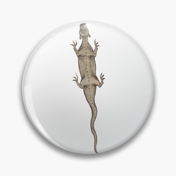 Item preview, Medieval illustration of a lizard designed and sold by IllmadeErrant.