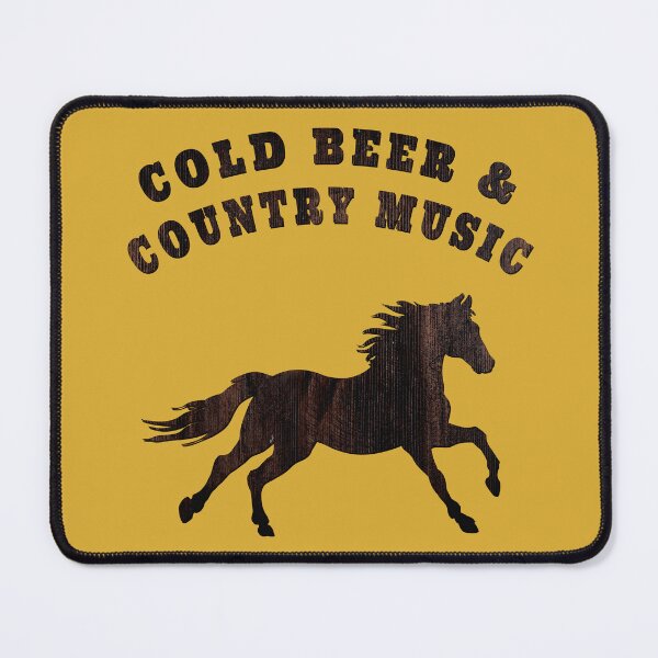 Item preview, Cold Beer & Country Music - Rustic Country Vibes designed and sold by SteadyRolling.