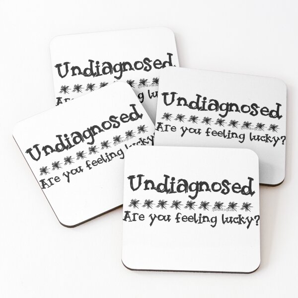 Item preview, Undiagnosed - Are you feeling Lucky designed and sold by SwearingKids.