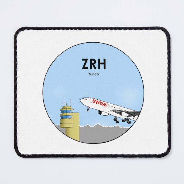 Item preview, Zurich Airport - LSZH - ZRH designed and sold by Aviation-101.