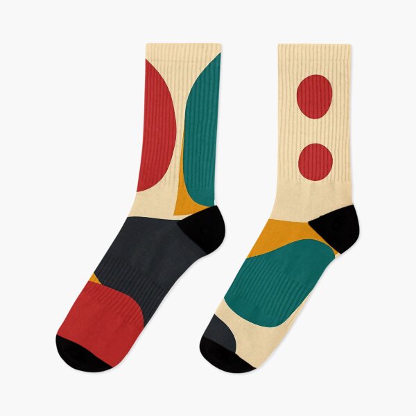 Artikelvorschau, Mid Century Modern Geometrisch Abstrakt Retro entworfen und verkauft von svarupa.