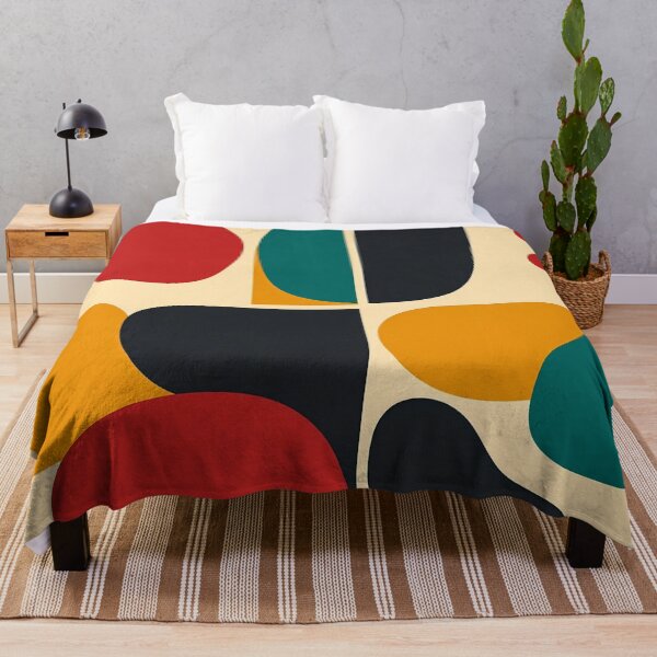 Artikelvorschau, Mid Century Modern Geometrisch Abstrakt Retro entworfen und verkauft von svarupa.
