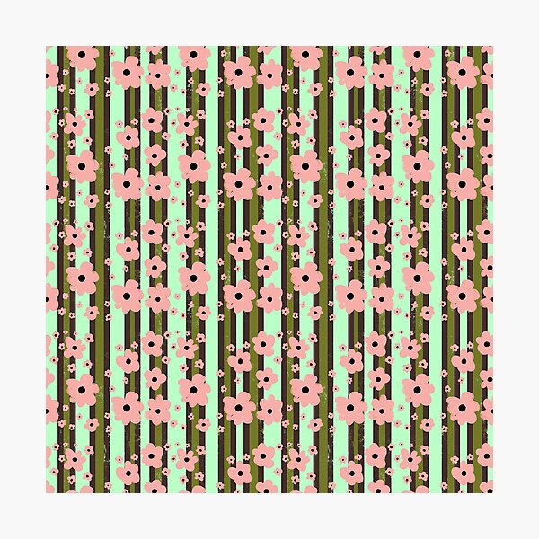 Item preview, Cherry Blossoms & Bamboo designed and sold by Klock & Bloom.
