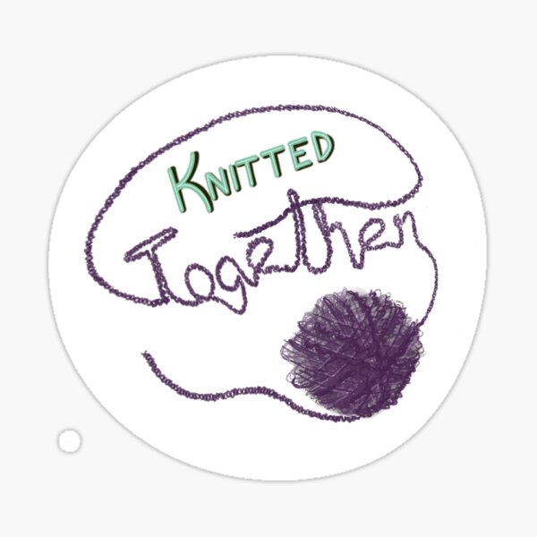 Item preview, Copy of Knitted Together White Bkg designed and sold by Designs by Liv Gray.
