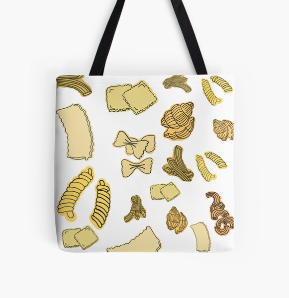 pasta illustrations All Over Print Tote Bag