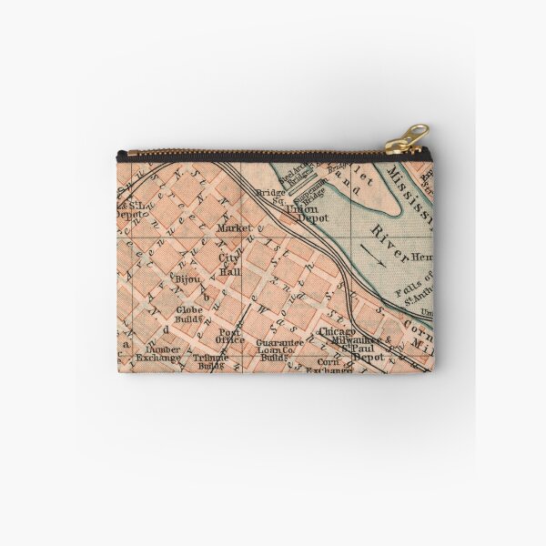 Item preview, Minneapolis around 1894: Vintage city map for local patriots and Minnesota fans designed and sold by RetroTraveller.