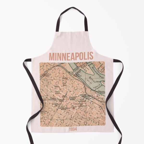 Item preview, Minneapolis around 1894: Vintage city map for local patriots and Minnesota fans designed and sold by RetroTraveller.