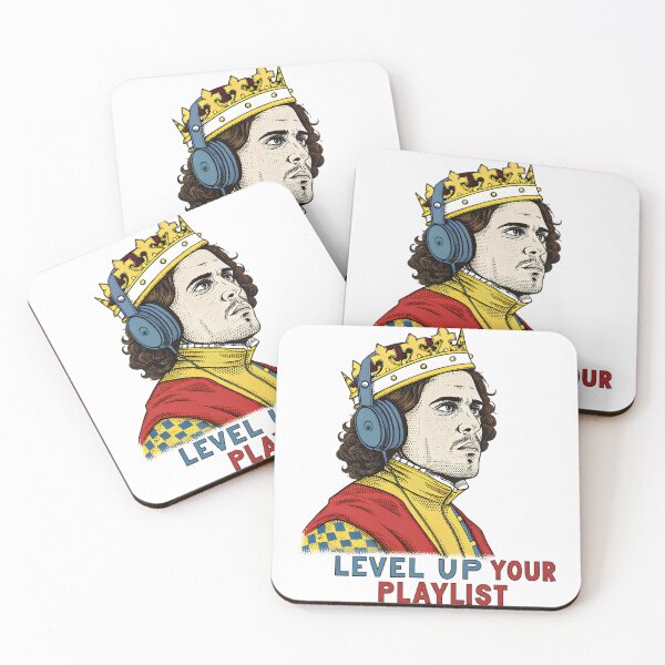 Item preview, Royal Remix: King Charles Headphones Funny Pop Art designed and sold by AnnDesignStudio.