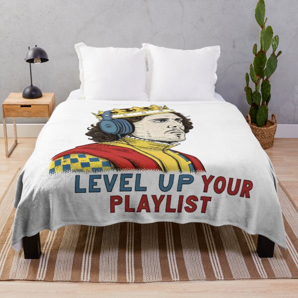 Item preview, Royal Remix: King Charles Headphones Funny Pop Art designed and sold by AnnDesignStudio.