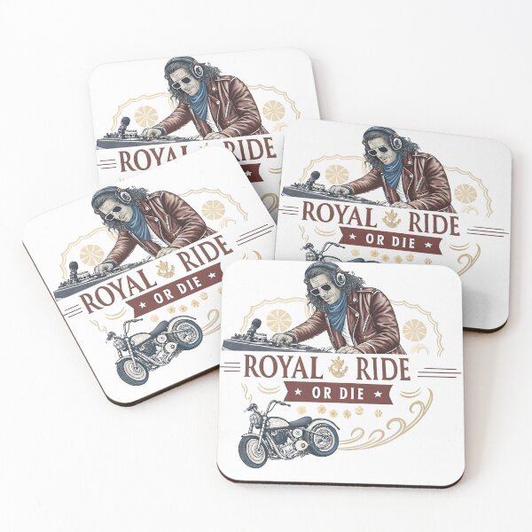 Item preview, Royal Ride or Die: King Charles DJ Biker Tee designed and sold by AnnDesignStudio.