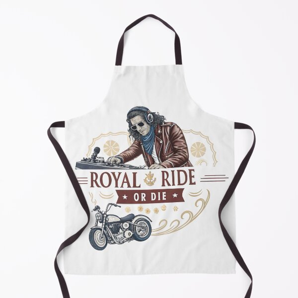 Item preview, Royal Ride or Die: King Charles DJ Biker Tee designed and sold by AnnDesignStudio.