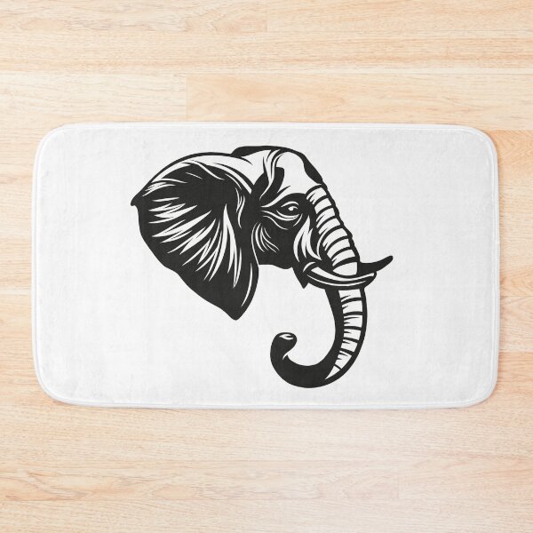 Item preview, Black and White Elephant designed and sold by ShopyLK.