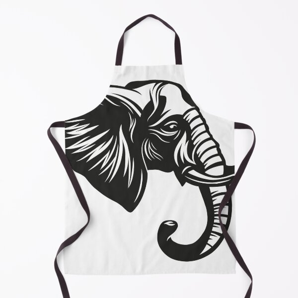 Item preview, Black and White Elephant designed and sold by ShopyLK.