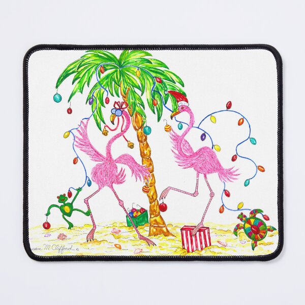 Item preview, Flamingo Christmas designed and sold by susan-clifford.