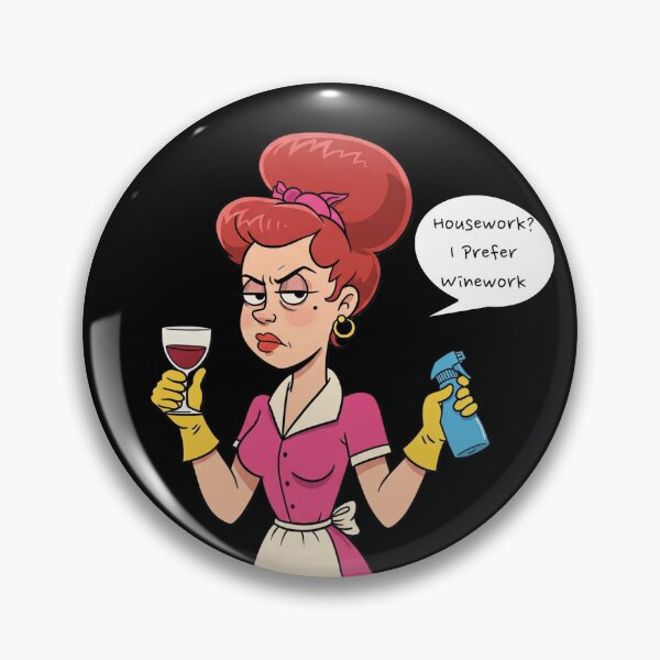Item preview, Vintage Sarcastic Housewife | Humorous and Retro-Inspired Graphic designed and sold by Tw1nsAIArt.