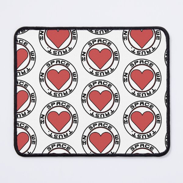 Item preview, In space we trust, heart emblem. designed and sold by Lunarviewpoint.