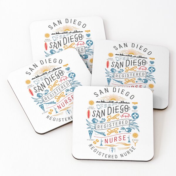 Item preview, San Diego Registered Nurse Tribute Graphic Design – Celebrate Nursing Heroes designed and sold by MoMidoStore.