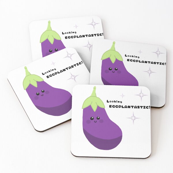 Item preview, "Looking EGGPLANTASTIC!" Cute Eggplant Design  designed and sold by Akcikas.