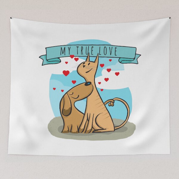 Item preview, My True Love, Love Cat&Dog. Pets. P19 designed and sold by ParissiFriends.