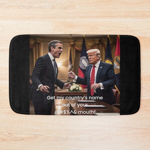 Item preview, Prime Minister Carney confronts President Trump designed and sold by James Cumming.