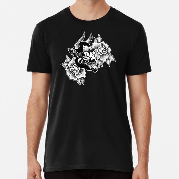 Item preview, Devil Mask Tattoo designed and sold by Big Flat Films.