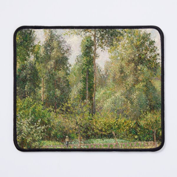 Item preview, The painting Poplars, Eragny by Camille Pissarro 1895 designed and sold by botanicalworks.